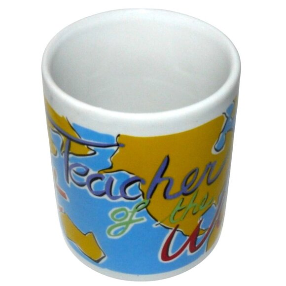 The Best Teacher Of The World Mug  Cup By Gibson Dishwasher & Microwave Safe - Picture 2 of 5